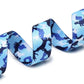 Mercano Adjustable Dog Collar - Special Design Patterns, Soft Nylon Comfortable Durable Pet Collar for Small Medium Large Dogs (L, Dog Camouflage Blue)