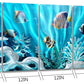SYGALLERIER Fish Metal Wall Art Hand Crafted Large 3D Sea Life Pictures Modern Abstract Coastal Aluminum Artwork Contemporary Sculpture for Living Room Bedroom Dinning Decor