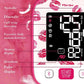 Blood Pressure Monitor Home Use, Blood Pressure Cuff Digital Arm, Blood Pressure Monitor Automatic Cuff 8.7-16.5" Bluetooth App Tracking Irregular Heartbeat Monitoring Pink