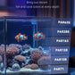 Pawfly 15 W Saltwater Aquarium Light Clip On LED Reef Light for Corals Dimmable LED Aquarium Light with Touch Control Marine Fish Tank Light with Adjustable Brightness Brilliant Blue White Red Lights