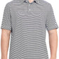 Men's Golf Polo Shirts Short Sleeve Striped Performance Moisture Wicking Dry Fit Golf Shirts for Men