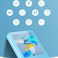 AGPTEK 64GB MP3 Player with Bluetooth 5.3, A19PL 2.4" Curved Screen Portable Music Player with Speaker Lossless Sound with FM Radio, Voice Recorder, Supports up to 128GB, Blue
