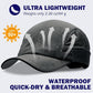 Oversize XL XXL Mens Waterproof Quick Dry Baseball Cap Lightweight Cooling Breathable Sports Hat for Big Heads 23.5"-26"