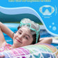 W WSTOO Kids Swim Goggles with Nose Cover,Snorkel Diving Swimming Mask for Youth 5-15,HD 3-Window Wide Vision Anti-Shattered Lens Anti-Fog&Leak