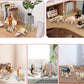 12PCS Bendable Wooden Animal Toys, Fun and Posable Animal Toys for Early Education, Smooth Natural Wood, Safari Farm Wood Animals Learning Toy for Kids