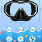 W WSTOO Kids Swim Goggles with Nose Cover,Snorkel Diving Swimming Mask for Youth 5-15,HD 3-Window Wide Vision Anti-Shattered Lens Anti-Fog&Leak