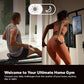 Gym Monster Smart Home Gym, Multifunctional Strength Training Machine, Smith Machine Power Cage Workout Station, Squat Rack Cable Machine, Full Body Fitness Equipment for Home Workout