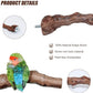 2 Packs Parrot Perch Stand,Natural Grapevine Wood Perch Parrots Cage Perch Toys Suitable for Small or Medium Parrots Parakeets Cockatiels Conures Lovebirds in Cage Accessories Supplies (Style-1)