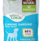 NATURE'S LOGIC Dry Dog Food - 100% Natural - No Synthetics - for All Ages, Sizes, Breeds - Free from Common Allergens, High Protein - Sardine Meal Feast, 25lbs