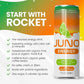 JUNO ENERGY Limeade Still Drink - Sugar Free Electrolytes 125mg Organic Caffeine from Green Coffee Beans, Hydrating with Monk Fruit Sweetener, Organic Lime Juice - Vegan, Gluten Free, 12 Pack