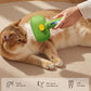 ROJECO 3-in-1 Pet Steam Brush for Cats&Dogs - Detangling Comb with Adjustable Mist, Handheld Deshedding Grooming Tool for Long/Short Hair, Massage Brush & Shedding Control Gift,Cordless (Green)