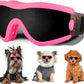 Small Dog Sunglasses with Adjustable Strap UV Protection, Winproof Puppy Sunglasses, Suitable for Dogs Eyes Protection，Soft Dog Goggles