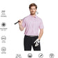 Men's Golf Polo Shirts Short Sleeve Striped Performance Moisture Wicking Dry Fit Golf Shirts for Men