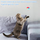 30 Pcs Soft Plush Cat Ball 1.2-inch Rainbow Cat Toy Balls Fuzzy Kitty Balls Kitten Puff Balls Colorful Cat Pom Pom Balls for Cat Kitten Pet Playing Exercising