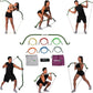 Lite Gorilla Bow Portable Home Gym Resistance Bands and Bar System for Travel, Fitness, Weightlifting and Exercise Kit, Full Body Workout Equipment Set
