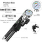 YBEKI Bike Tyre Repair Tool Kit - Bicycle Tool kit with 210 Psi Mini Pump 10-in-1 Multi-Tool with Chain Breaker, Tyre Levers &Tire Patch, Bone Wrench, 1 Portable Bag