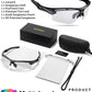 Polarized Sports Sunglasses for Men Women,UV400 Protection Sunglass for Running Cycling Fishing Hiking TR90