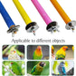Hamiledy Bird Grinding Perch for Parrots Sand Bird Perches Claw Trim Cage Perches for Parakeets Cockatiels Lovebirds Canaries Green Cheeked Conures and Similarly Sized Birds(8 Pcs 0.78 in Diameter)
