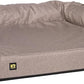 K9 Ballistics Tough Bolster Orthopedic Sofa Dog Bed with Removable Washable Cover - Durable, Water Resistant with Nonskid Bottom - Small, Taupe Premium Finish