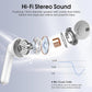 Wireless Earbuds, Bluetooth 5.4 Headphones with 3D Bass Stereo, 40H Ultralight in-Ear Buds, Bluetooth Earbuds with 4 ENC Noise Cancelling Mic, USB-C, IP7 Waterproof Earphones for Android iOS, Sillver