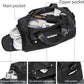 Small Gym Bag, Black Waterproof Duffle Bag for Men Women, Cordura Workout Bag with Trolley Sleeve, Duffle Bag for Travel, Sports, Fitness, Training, Yoga, Hospital