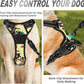 BARKBAY No Pull Dog Harness Front Clip Heavy Duty Reflective Easy Control Handle for Large Dog Walking(Desert camo,L)