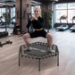 Upper Bounce Mini Workout Trampoline with Adjustable T-Shaped Handrail – Hexagonal Rebounder Trampoline for Kids & Adults – Fitness & Recreational Trampolines, Supports up to 220 lbs.