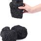 2-6 Inches Large Natural Black Lava Rock 4 PCS Aquarium Rocks for Aquascaping, Aquarium Landscaping, Terrariums, Fish Tank Decoration, Vivariums, Paludarium, Reptile and Amphibian Enclosures