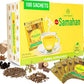 SAMAHAN Ayurvedic Herbal Tea Packets - Sri Lankan Ceylon Blend with 14 Natural Herbs Including Ginger, Black Pepper & More, Herbal Tea Bags for Wellness, Relaxation & Daily Comfort - 100 Count
