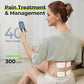 AUVON 3-in-1 TENS Unit Muscle Stimulator, EMS Massage Machine with 40 Intensities for Gradual Shoulder, Sciatica, Back Pain Relief, 24 Modes Rechargeable Electronic Pulse Massager with 12 TENS Pads