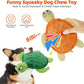 Adpartner Squeaky Toys for Dogs, 2 Pack Turtle Dog Toy Plush Crinkle Dog Toys to Keep Them Busy, Interactive Squeak Stuffed Pet Chew Toys for Small to Medium Dogs Teething Training Reduce Boredom