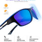 KALIYADI Polarized Sunglasses for Men, Sports Sun Glasses for Driving Cycling Fishing with UV protection