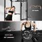 S21 Power Cage, Multi-Function Power Rack with Adjustable Cable Crossover System, 2000LBS Squat Rack for Home Gym with More Training Attachments