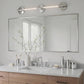 20x40 Inch Nickel Bathroom Mirror for Wall, Aluminum Frame Rectangle Rectangular Vanity Mirror, Modern Large for Bedroom, Living Room, Horizontal or Vertical