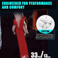 HiRui Cotton Lifting Wrist Straps (Pair) for Weightlifting Powerlifting Bodybuilding Strength Training | Wrist Support Wraps for Enhanced Grip & Stability - Soft & Durable, 13 inch Fits All