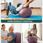 Trideer Yoga Ball – Anti-Burst Exercise Ball for Pregnancy, Office, Birthing, Stretching & Core Workout – Home Gym & Therapy