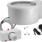 Always Full® 7" Pet Water Bowl and Wall Unit Bundle – Self-Refilling, Clean Filtered Water, Easy Home Connection, App-Enabled Hydration Tracking, Cat and Dog Water Bowls