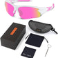 BEACOOL Polarized Sports Sunglasses for Men Women Youth Baseball Fishing Cycling Running Golf Motorcycle Tac Glasses UV400
