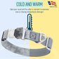 Dogline Biothane Waterproof Dog Collar with Herm Sprenger Stainless Steel Quick Release Buckle – Heavy Duty Tactical Durable Collar for Dogs – Comfortable and Safe Pet Collar, W 1" L 15-25", Gray