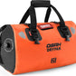 Waterproof Duffel Bag - Motorcycle Dry Bag Tail Bag with Large Storage Space, Waterproof Luggage Duffle Bags with Outer Mesh Zipper Pocket for Camping, Kayaking, Fishing & Traveling