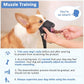 LUCKYPAW Soft Muzzle for Small Medium Sized Dogs, Dog Muzzle to Prevent Biting Chewing, Adjustable Breathable Mouth Guard for Grooming Walking Training(Blue, XS)