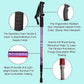 Aihoye Hiking Trekking Poles, 2 Pack Collapsible, Lightweight, Anti Shock, Walking Sticks, Adjustable Hiking Pole for Men and Women
