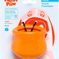 West Paw Zogoflex Toppl Treat Dispensing Dog Toy Puzzle – Interactive Chew Toys for Dogs – Dog Toy for Moderate Chewers, Fetch, Catch – Holds Kibble, Treats, Small 3", Tangerine