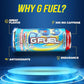 G Fuel Energy Drink, Blue Raspberry, Sugar Free Beverage with 300mg Caffeine, Daily Energy Boost with Focus Amino, Vitamin + Antioxidants, 16 oz Cans (Megaman Blue Bomber, 12-Pack)