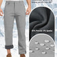 Rdruko Men's Snow Pants Waterproof Insulated Winter Hiking Pants Snowboard Fleece Lined Softshell Ski Pants
