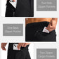 Pudolla Men's Hiking Cargo Shorts 9" Lightweight Outdoor Work Shorts for Men Travel Golf Camping Casual with 5 Zipper Pockets