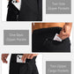 Pudolla Men's Hiking Cargo Shorts 9" Lightweight Outdoor Work Shorts for Men Travel Golf Camping Casual with 5 Zipper Pockets