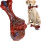 Dog Chew Toys for Aggressive Chewers, Indestructible Dog Toy for for Medium/Large Breed, Tough Nylon Teething Bone Toy to Keep Them Busy,Bacon and Real Beef Flavor (Beef Flavor, 1 Pack)
