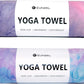 Eunzel 2 Pack Hot Yoga Towel Non Slip Yoga Mat Towel Non-Slip Sweat Absorbent Microfiber Towel for Hot Yoga, Pilates and Workout 72" x 26.5", Purple & Blue/Purple & Green