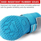 QUMY Dog Shoes for Large Dogs, Medium Dog Boots & Paw Protectors for Winter Snowy Day, Summer Hot Pavement, Water-Resistant in Rainy Weather, Outdoor Walking, Indoor Hardfloors Skid-Resistant Sole